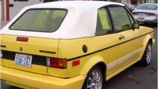 preview picture of video '1990 Volkswagen Cabriolet Used Cars Clarkston WA'