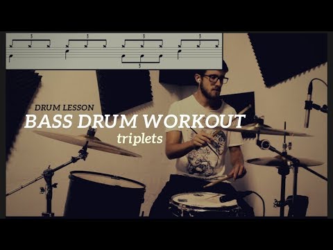 Bass Drum Workout - Triplet - Spostamento della cassa