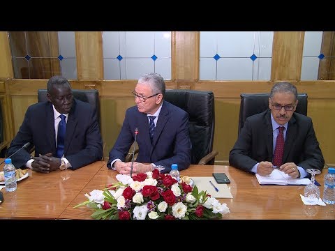 الحسين الوردي يتباحث مع وزير الشؤون الخارجية لجنوب السودان