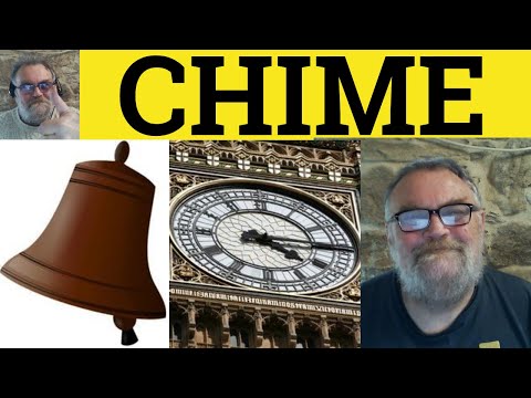 image-What is the meaning of chimed in in English?