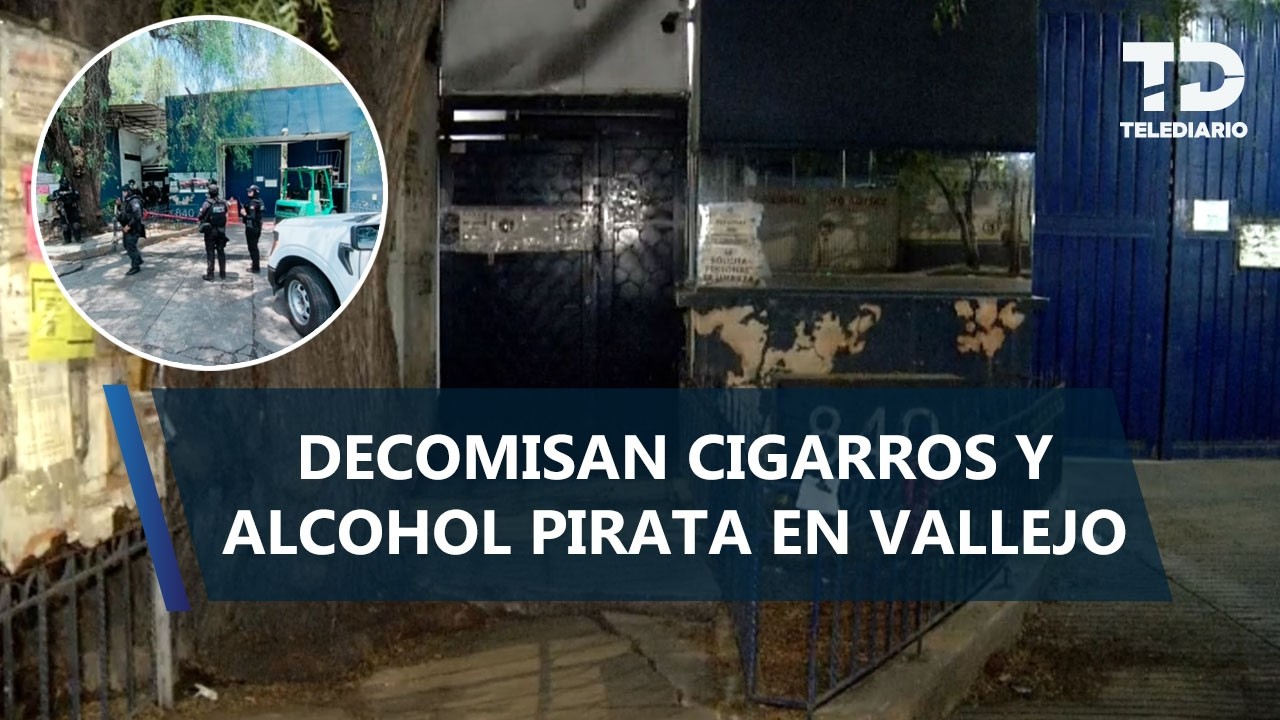 ¡Más de 20 millones de pesos! Decomisan 5 bodegas con cigarros y whisky pirata en Azcapotzalco