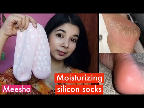 Meesho Moisturizing Silicon Socks Review//How To use Silicon socks for Quick Results/#meesho #video