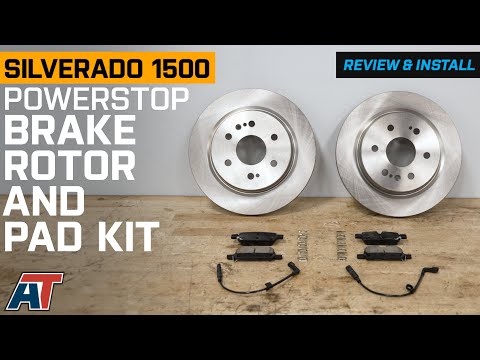 2019-2024 Silverado 1500 PowerStop OE Replacement 6-Lug Brake Rotor and Pad Kit Review & Install