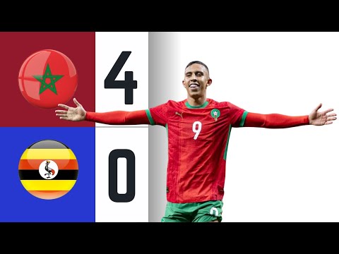 Morocco DESTROYS Uganda 4-0 | All Goals & Highlights – Friendly Match 2025