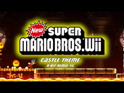 New Super Mario Bros. Wii: Castle Theme 8 Bit Remix V2 (850 Sub Special Part 3/10)