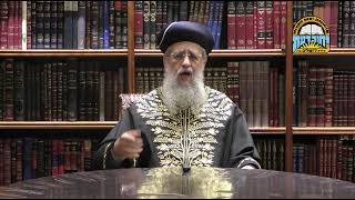 שבת נחמו: שבעה דנחמתא - התהליך ההדרגתי מגלות לגאולה I מרן הראשון לציון הגאון רבי דוד יוסף שליט"א (מוסדות יחווה דעת) - התמונה מוצגת ישירות מתוך אתר האינטרנט יוטיוב. זכויות היוצרים בתמונה שייכות ליוצרה. קישור קרדיט למקור התוכן נמצא בתוך דף הסרטון
