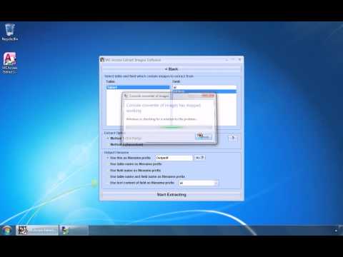 MS Access Extract Images Software