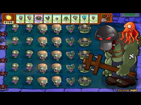 100% All SHROOM ZomPlants VS All ZomBotany 2 - Plants vs Zombies Mod ZomPlants vs Zombotany