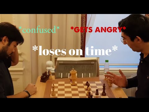 Kramnik verliert wegen Zeitüberschreitung (Zusammenstellung) *wird wütend*