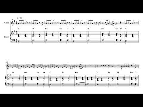 Chemtrails Over The Country Club - Lana Del Rey (arr. for oboe and piano easy)