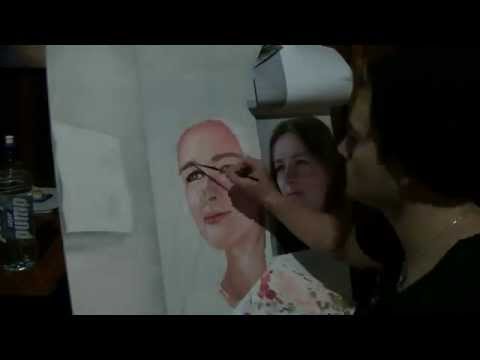 Larissa Graham portrait Benjamin James Harrington's Oil Painting