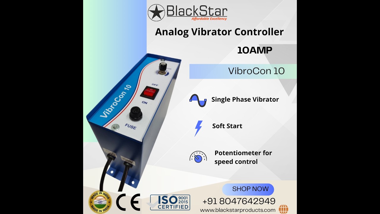 electromagnetic Analog Vibrator Controller for feeder and bowl