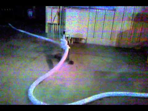 Me at work .pumping slow . Long hose