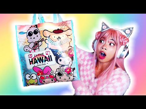 SUGARSTAR BUYS ONLY SANRIO IN HAWAII! (Sanrio Plushies, Food, Accessories)