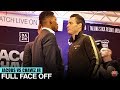 JULIO CESAR CHAVEZ JR FULL FACE TO FACE WITH DANIEL JACOBS IN ARIZONA DAYS AWAY FROM FIGHT