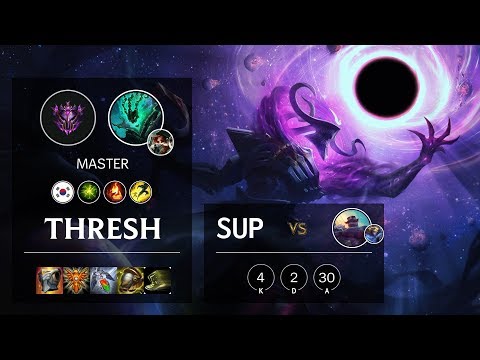 Thresh Support vs Braum - KR Master Patch 10.4