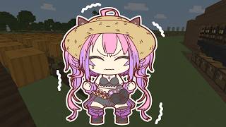 【手描き？】はしごを外され、金策マイクラを荒らすヴィヴィ【ホロライブ/綺々羅々ヴィヴィ/兎田ぺこら/大空スバル/桃鈴ねね/角巻わため】