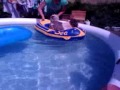 Barney In The Boat