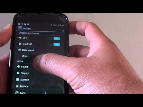 Google Nexus 4: How to Enable/Disable Touch Sound