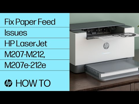 Solución probl. alimentación papel Impresora HP LJ M207-M212, M207e-212e, HP LaserJet