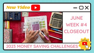 Cash Stuffing Money Saving Challenges for Weeks #3 - #4 of June - TracEy Monster Savings on Etsy