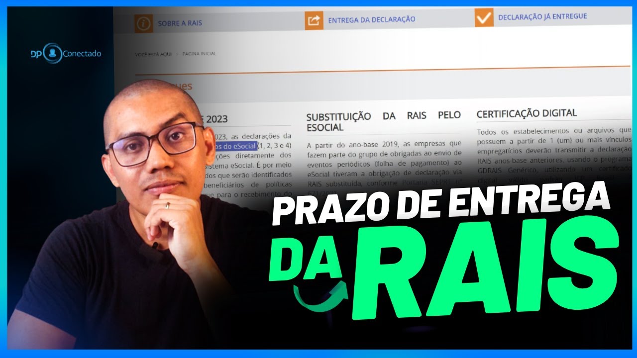 RAIS ANO BASE 2023 O PRAZO DE ENTREGA COMEÇOU DIA 05/04/24- ENTENDA