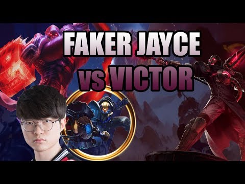 Faker OP Mid Jayce | Faker Jayce vs Victor | Faker OP Jayce 13/0/13