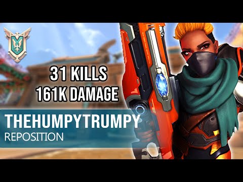 31 Kills 161K Damage TheHumpyTrumpy Kinessa Paladins Competitive (Master) REPOSITION - Godlike X13