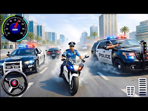 Police Car Chase Simulator 3D - Real City Cop Pursuit Extreme Speed 🚓🔥 (Android Gameplay)