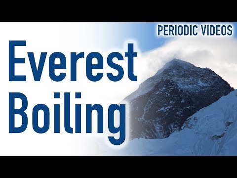 珠穆朗瑪峰的水沸騰 - 視頻週期表 (Water Boiling at Everest - Periodic Table of Videos)