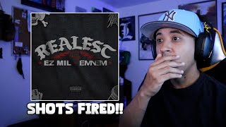 SHOTS FIRED!! | Ez Mil &amp; Eminem - Realest (AUDIO) Reaction