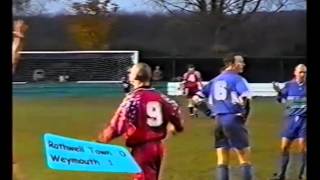 preview picture of video 'Rothwell Town 1 v 2 Weymouth - 20th November 1999 - Dr Martens Premier Divison'