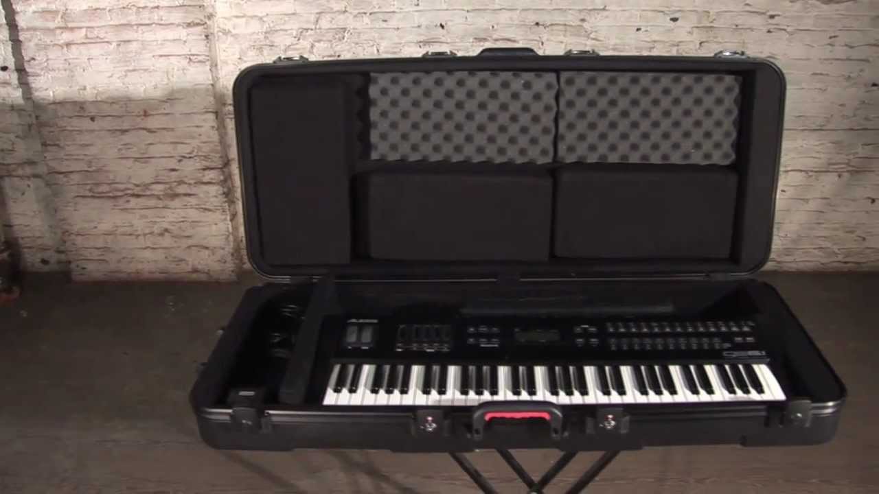 Gator GTSA-KEY88 ATA 88-Note Keyboard Case w/ TSA Latches & Wheels