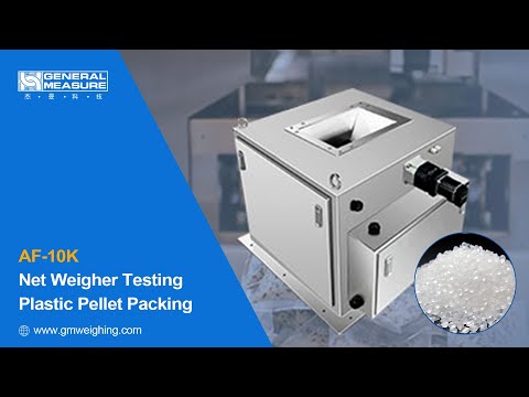 AF-10K Packing Scale with Plastic Pellets Test