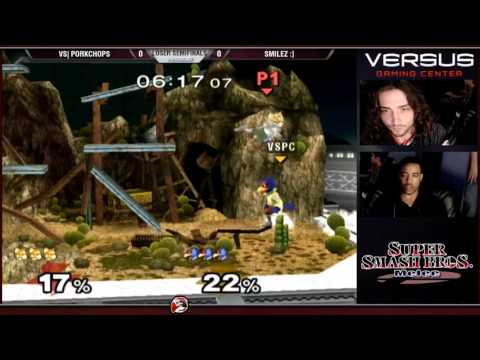 Versus Melee Weekly 12/27/15 - Losers Finals- VS|PorkChops (Falco) vs Smilez (Fox)