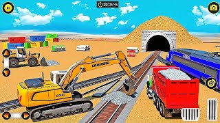 Train Station Builder 🚆 Construction Simulator 3D | Mega Railway Project | Android Gameplay 2026