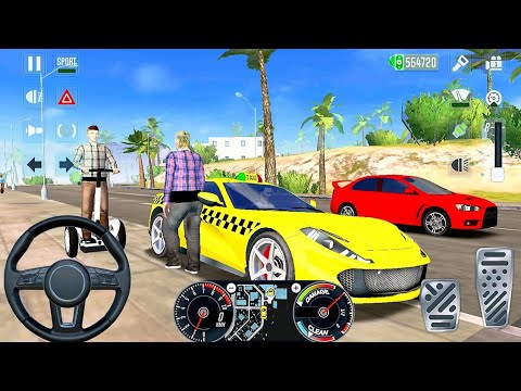 Taxi Sim 2022 Evolution🔥🚖 | Porsche Taycan Taxi Unlock driving in Miami - Android Gameplay