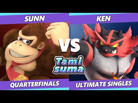 TAMISUMA 214 Quarterfinals - sunn (Donkey Kong) Vs. KEN (Incineroar) Smash Ultimate SSBU