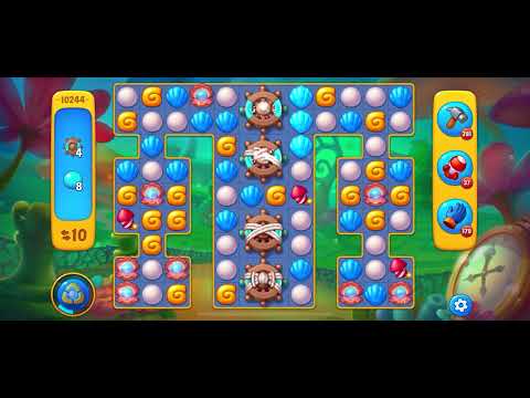 Fishdom level 10244 no boosters フィッシュダム ノーマル