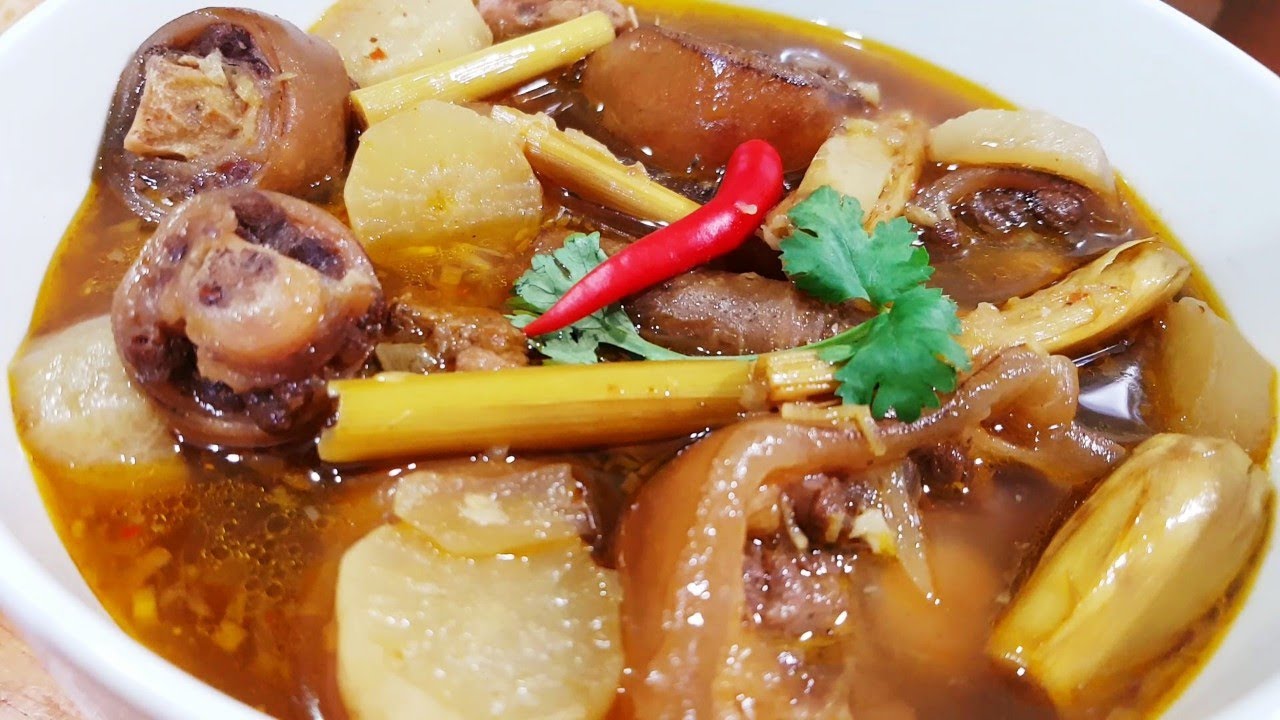 Gân Bò Hầm Sả