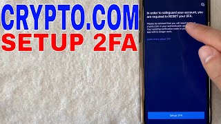 ✅  How To Reset Setup 2 Factor Authentication 2FA on Crypto.com 🔴
