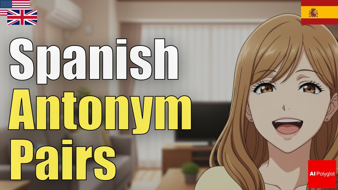 Spanish Antonym Pairs | Natural Listening | Must-Know