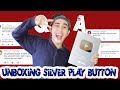 BUKA BUKAAN SAMBIL UNBOXING SILVER PLAY BUTTON