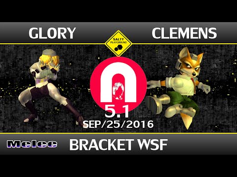 SU 5.1 - gLory (Sheik) Vs Clemens (Fox) - SSBM Singles Bracket Winners Semi Final