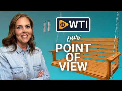 Mega Casa Wooden Porch Swing - WTI product video review