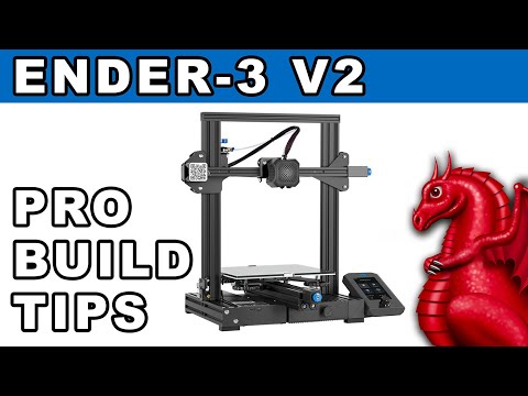 Creality Ender-3 V2 assembly and pro build tips