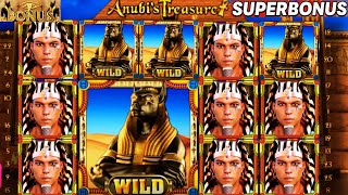 HUGE BIG WIN on Anubi's Treasure Slot! Capecod Bonus Feature Explodes!
