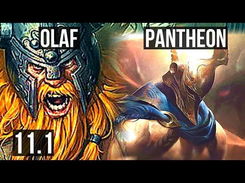 OLAF vs PANTHEON (JUNGLE) | Rank 3, Rank 2 Olaf, 4/1/10 | BR Challenger | v11.1