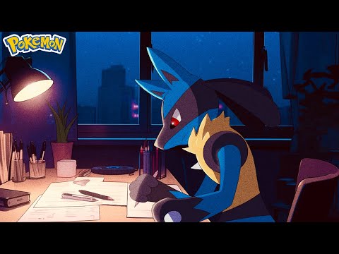 Pokémon Lo‐Fi mix┃Lucario- pomodoro timer | 25min focus