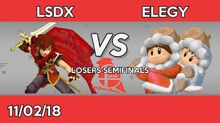Bird&#39;s Nest 2 - Losers Semifinals - LSDX (Roy) Vs. Elegy (Ice Climbers)